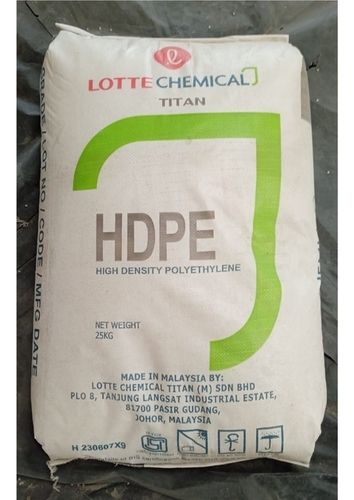 White Lotte Chemical Titan HDPE Granules for Plastic Industry Use