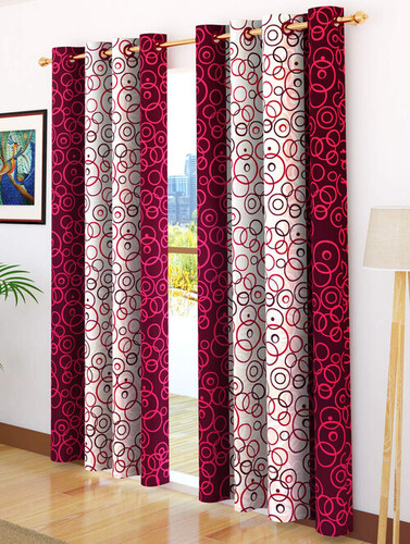 Polyester Geometric Pattern Eyelet