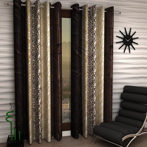 Polyester Room Darkening Window Curtain