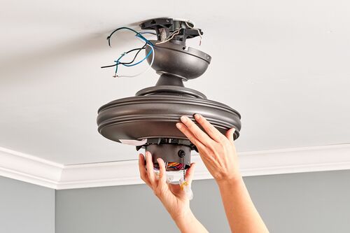 Mounting fan