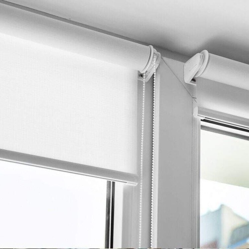 Roller Blinds - Very Good Quality, Lightweight Durable Design | Modern White, Eco-Friendly, Easily Assembled, Heat-Insulating for Home & Office