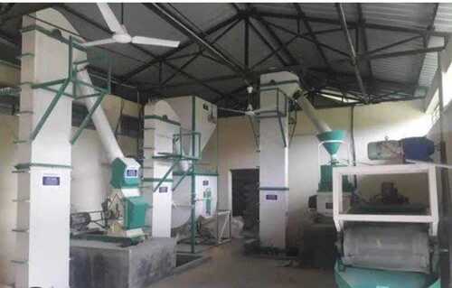 Floor Mounted Heavy-Duty High Efficiency Electrical Automatic Poultry Feed Plant