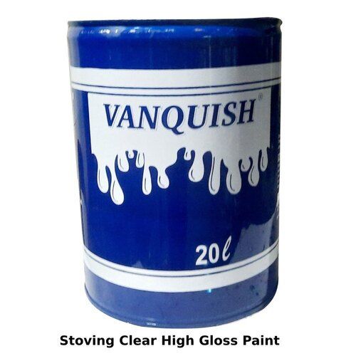 Glossy Blue Stoving Paint