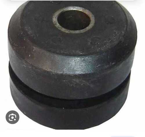 Easy To Install Black Rubber Mounting - Rubber Material, Black Color | Crack Proof, Mechanically Bonded Metal Insert