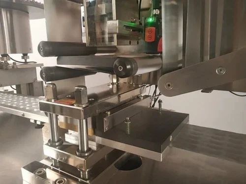 Single Track Alu Blister Packing Machine - Electric Drive, Silver, New Condition | Highly Efficient, Rust Proof, Corrosion Resistant