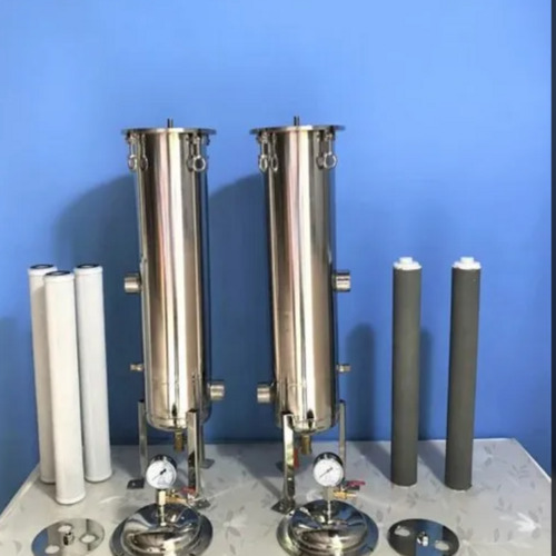 Industrial Use Silver Stainless Steel Bag Filter Housing