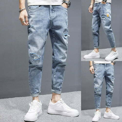 Casual Denim Pants - Durable Denim, Relaxed Fit, Multiple Colors | Breathable, Functional Pockets, Versatile for All Seasons