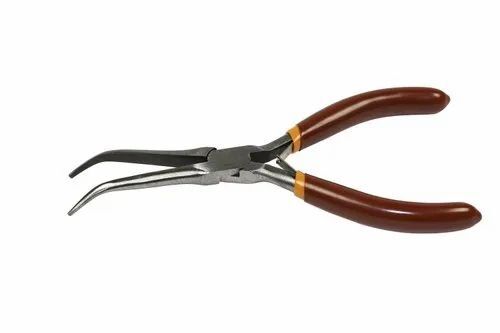 Circlip Nose Plier - Rust Resistant, Polished Finish | Silver, Grey & Red Color Options, Ideal for Industrial Surface Fishing Use