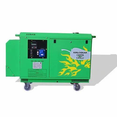 Industrial Diesel Generator - Green | Prolonged Service Life, Least Maintenance Needed, Tested on Various Quality Parameters, Delivered on Time