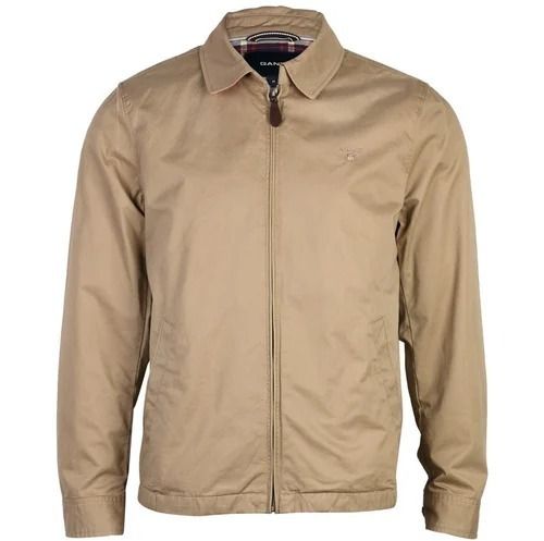 Brown Color Full Sleeve Mens Plain Windcheater Jacket