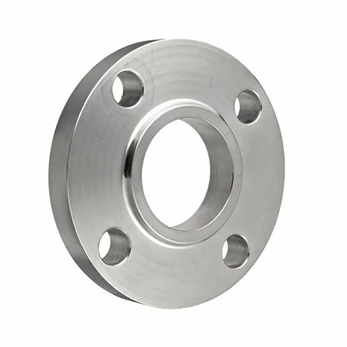 Mild Steel Flanges - Industrial Grade, Round Shape, Silver Grey | Rust Resistant, Polished Finish, New Condition
