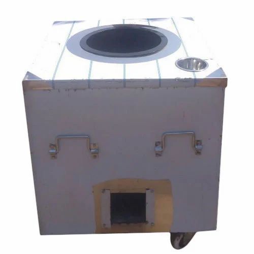 Stainless Steel Mobile Square Tandoor