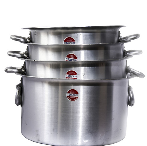 Aluminium Topes - Standard Size, Silver Color, High Strength | Heavy-Duty, Corrosion and Leak Resistant, Easy to Clean, Plain Round Shape