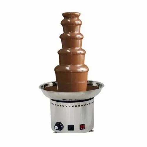 Table Mounted Portable Stainless Steel High Efficiency Electrical Chocolate Fountain