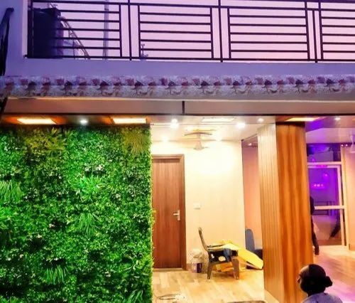 Green Vertical Artificial Garden For Home And Office