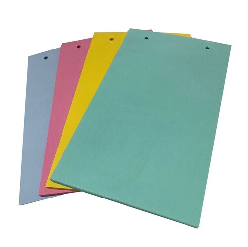 Paper File Dividers - Premium Paper Material, Rectangle Shape, Multicolor | Good Quality, Smooth Pages for School and Office Use