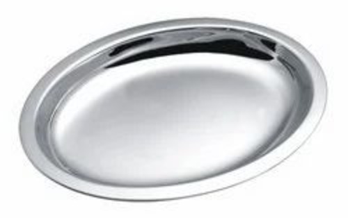 Polished Finish Corrosion Resistance Stainless Steel Round Serving Plate