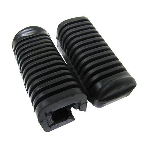 Two Wheeler Foot Rest - Rubber Material, Round Shape, Plain Pattern, Fine Finish | Durable Design With No Warranty