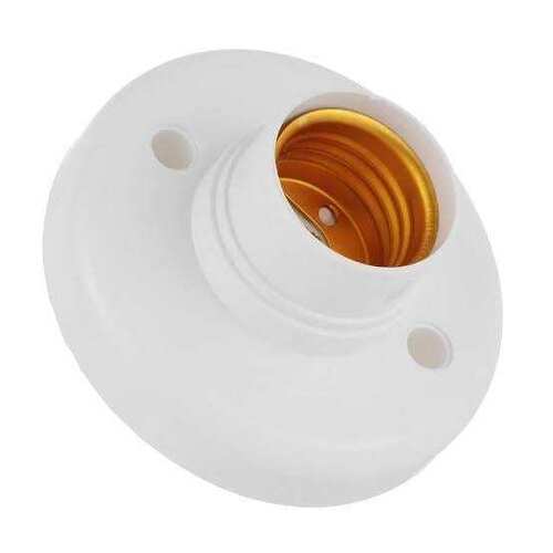 White Colour Glossy Bulb Holder I