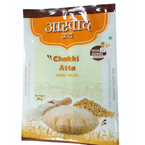 5 Kg PP Glossy Finish Atta Food Packaging Pouches