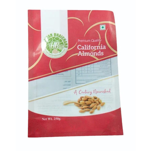 60 Gsm Pp Almond Food Packaging Pouches