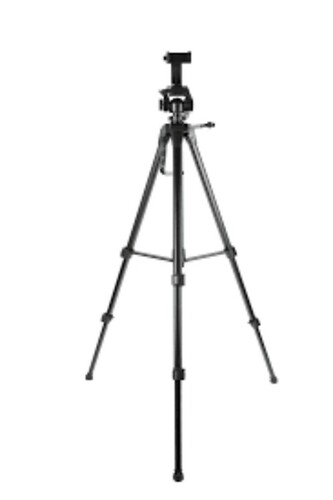 Camera Tripod - Metal, Standard Size, Silver | Durable, Polished Finish, Long Lasting Quality for Personal Use