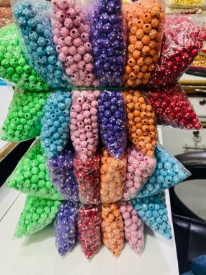 Crack Proof Colorful Plastic Beads