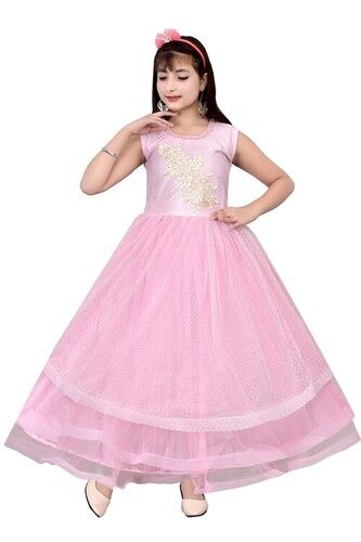 Girls Full Flared Long Frock