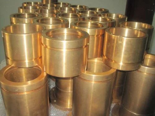 PB 2 Castings - Bronze Alloy Round Shape 89% Copper Minimum Galvanized Surface Industrial Use Multiple Colors
