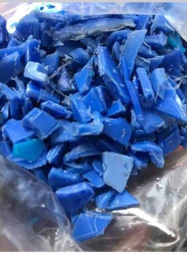  HDPE Blue Drum Crushed/Flakes