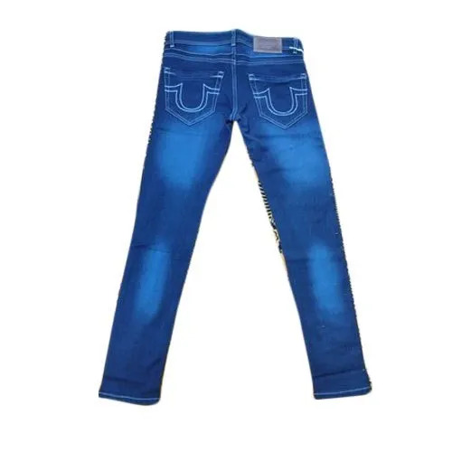 Casual Jeans - Denim Material, Waist Size 30-36 Inches, Blue Color | Features: Breathable, Washable, Regular Fit for Men