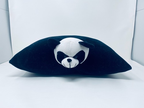 Soft Panda Pillow - Cotton Material, Black and White Color, Multicolor Foam Inner, Comfortable & Easily Washable | Optimum Quality Design