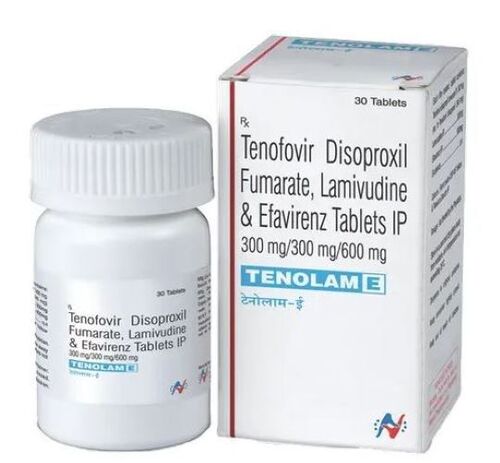 टेनोफ़ोवीर डिज़ोप्रोक्सिल फ्यूमारेट लैमिवुडिन और एफ़ाविरेन्ज़ टैबलेट्स
