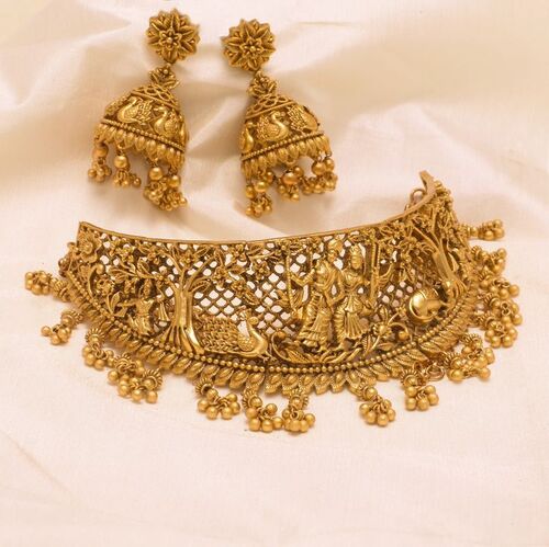 anitque gold alloy party wear