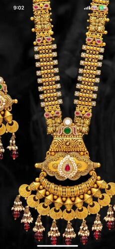 Designer Antique Gold Chik Necklace