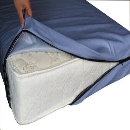 Plain Cotton Mattress Cover - Soft Smooth Texture, Wrinkle Free | Available in Various Colors, Perfect for Any Mattress Size