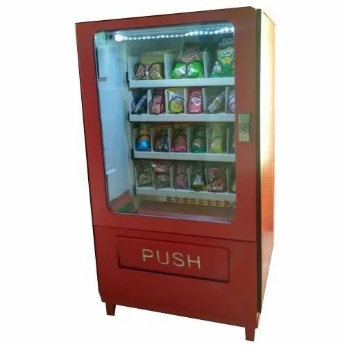 Red Snack Vending Machine