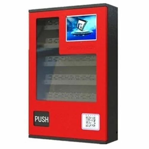Red Wall Mounted Towel Vending Machine