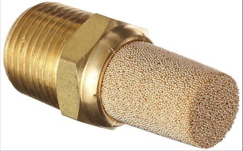 Sintered Bronze Silencers Conical Type 1/8 Inches BSP