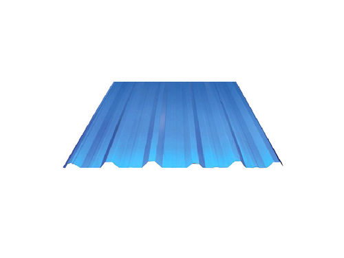 Blue Color Plain Pattern Color Coated Profile Sheets 