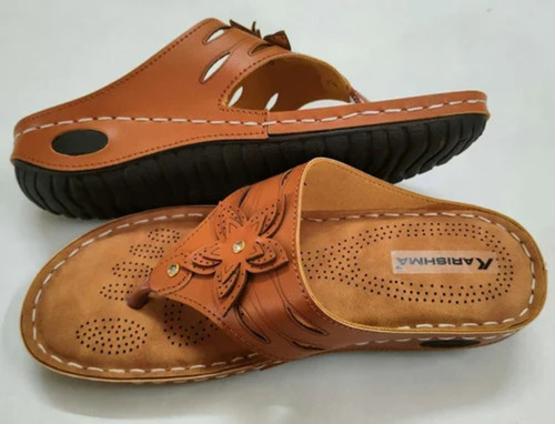 Leather Casual Ladies Slipper