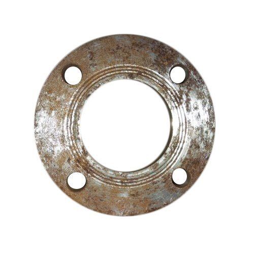 Silver Color Round Shape Mild Steel Material Flanges