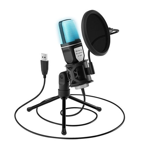 Yanmai SF-666R USB RGB Streaming Microphone Kit