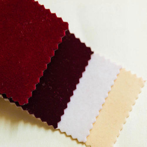 Solid Plain American Velvet Flock Fabrics