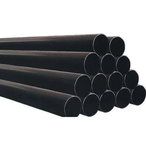 Black Color Round Shape Mild Steel Material Black Pipes