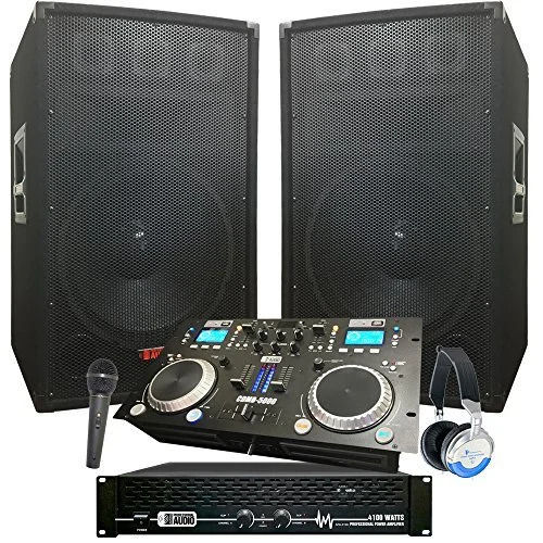 44" x 19" x 15" Size 1500 watts Pmpo Power Dj System