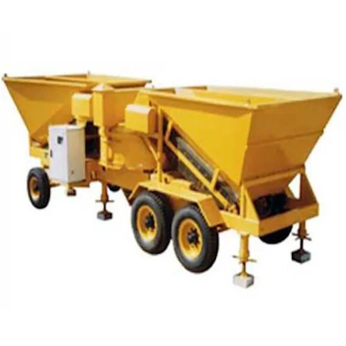 Mild Steel Mobile Concrete Batching Plant