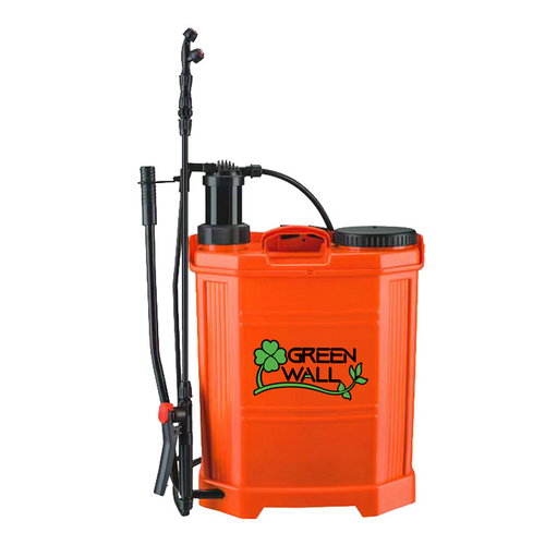 Manual Agricultural Backpack Sprayer - 20L Heavy-Duty Plastic Tank Orange | Strong Manual Pump OEM Customization Versatile Use for Spraying Medicinal Liquids and Garden Maintenance
