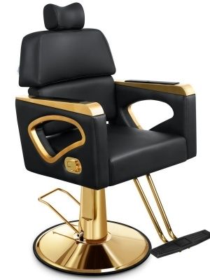 Salon Chair with Comfortable Seating and Adjustable Height