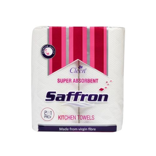 CLEEN Saffron Kitchen Tissue Rolls 2 Ply 80 Sheets